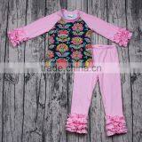 Yawoo Sales Promotional Cotton Raglan Clothes Childrens Boutique Clothing Fall