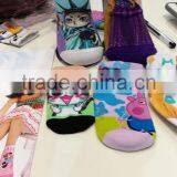 OEM 360 Women Heat Sublimation Printing Socks Printing Crew Sock thumbnail-5