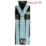 Cheap solid color gallus suspenders trousers braces