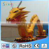 Custom Golden Nylon Attractive Inflatable Dragon, Giant Inflatable Dragon thumbnail-1
