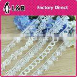 2017 Hot Sale White Polyester Garment Embroidered Lace thumbnail-4