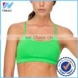 Yihao Wholesale Trade Assurance Women's Sportswear Active Neon Green Push Crop Fitted Yoga Bra thumbnail-1