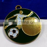 cheap factory price Customized medal for soccer sport event zinc alloy soft enamel