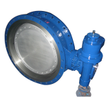 FLANGE DOUBLE ECCENTRIC BUTTERFLY VALVE дроссельный клапан thumbnail-1
