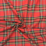Scottish tartan fabric，Polyester cotton fabric，Clothing handmade fabric