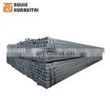 ERW fence post structure pipe galvanized square tubing 40x40 rectangular steel tube 80*40