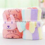 Cute Baby Swaddle Blanket Pretty Plush Animal Soft Polar Coral Fleece Baby Blanket thumbnail-1