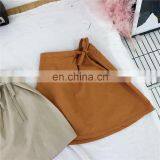 2020 New Wholesale Children's Breathes Casual Linen A-line Skirt For 1-6Y Girls thumbnail-1