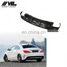 Carbon Fiber Rear Bumper Diffuser for Mercedes Benz CLA Sport CLA45 13-15 thumbnail-1