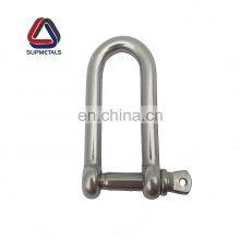 Stainless Steel Straight Dee Shackle Long Type for Marine and Industrial Rigging Aplications thumbnail-1
