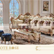Antique Style Sofas Classic Leather Couch Living Room Sofa Set Furniture thumbnail-4
