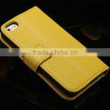 for iphone5/5s stand leather case double window flip case with pc cover