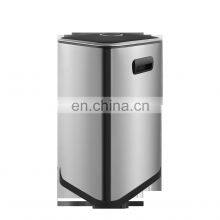 Оптовая европейская мусорная корзина на 32 л с педалью для улицы и дома, мусорный контейнер для переработки thumbnail-3