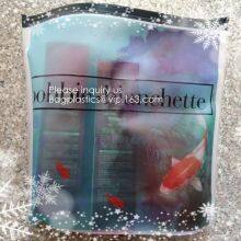 Modern Fashion Travel Portable Transparent PVC Customized Logo Cosmetic Pouch,PVC Cosmetic Pouch With Red Zipper thumbnail-3