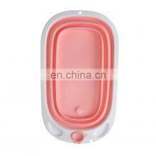 Portable Collapsible New Born Bathing Tub Foldable Plastic pp Pet Baby Bathtub Newborn Toddler Folding Bath Tub Set for Babies thumbnail-5