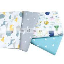 Cartoon Cat Triangle Print Children's Bed Skin Friendly Cotton Fabric Kindergarten Three-piece Twill Fabric thumbnail-5