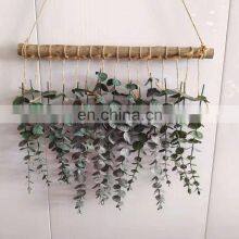 Hot Selling Solid Wood Boards Customized Wooden Crafts Wall Hanging Eucalyptus Hanger For Decoration thumbnail-2