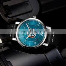 SINOBI Classic Wristwatch S9843G Stainless Steel Man Watch Relogio Custom Logo Hollow Out Dial Watches Montre Homme thumbnail-3