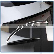 Spoiler Tail Style Carbon Patten New Case Car for Tesla Model Y Set Wooden Time Lead Surface Roof Package ABS Material thumbnail-1