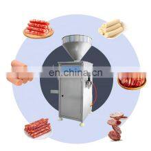 Commercial Manual Automatic Hydraulic Vacuum Hand Chorizo Sausage Filler Stuffer Making Machine thumbnail-1
