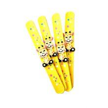 Forest Animal Theme Party Kids Slap Bracelets Silicone Wristbands and Rings thumbnail-2