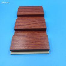 Indoor Interior Decoration Wood Color WPC Wall Panel 195-14mm thumbnail-2