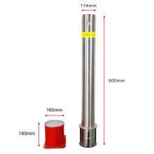 Anti-impact Removable Bollard 114mm Metal Parking Bollard Heavy Duty Barriers for Mall Entrance Garage Door thumbnail-5