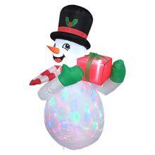 Snowman Inflatable With Holiday Yard Inflatable – Perfect for Christmas Decor thumbnail-2