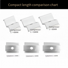 Photovoltaic Accessories, Aluminum Alloy Pressing Blocks for Solar Panels, Medium Pressure, Edge Pressure Rails thumbnail-3