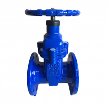 DIN 2'' DN50 PN16 GG25 Cast Iron Ductile Iron GGG40 Flange Gate Valve EPDM Soft Seal Non-Rising Stem Gate Valve thumbnail-3