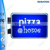 OEM illuminated outdoor led pizza signs