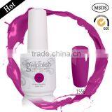 2015 HOT SALE nail art Colored UV Gel Polish,15ml 1KG soak off/kaga bio uv/led gel ,177 fashion colors