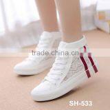 Factory direct summer best sale cheap casual shoes women canvas mesh design with good quality