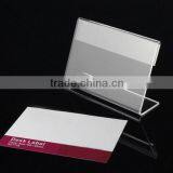 L-shaped Acrylic Table Sign/perspex Price Tag/PMMA Display Card thumbnail-3