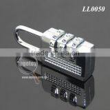 New Travel 3 Digit Code Safe Combination Zinc Alloy Metal Padlock Suitcase Travel Luggage Password Digital Lock thumbnail-5