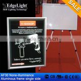 Edgelight AF30 none-illuminance Single side display rectangle menu display light box made in professional OEM factory
