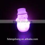 Wholesale Colour Changing Snowman Night Light With Battery for Baby thumbnail-3