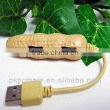 Cute Peanut Shape Usb Hub 4 Ports thumbnail-1