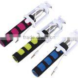 Q1 3 IN 1 Mini Extendable Tripod Handheld Wire Selfie Fold Monopod Stick With Remote Button for IPhone IOS 8 Samsung Android thumbnail-1