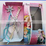 Gorgeous packaging frozen princess Elsa Anna wig jewelry set