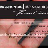 Black Color Plastic Clear Business Card