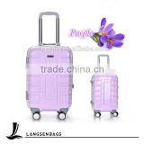 The high quality and beautiful girls luggage trolley case