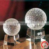 Crystal Golf Ball Trophy Crystal Sports Awards Crystal Award With Golf