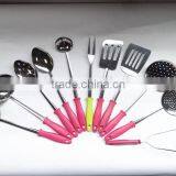 Cheap Price Stainless Steel Cooking Tools With Plastic Handle