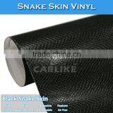 CARLIKE Waterproof Black Snake Skin Self Adhesive Sticker thumbnail-1