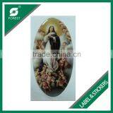 CUSTOMIZED PVC PP WATERPROOF BRUSHED ALLOY STICKERS CHEAP ADHESIVE PLOYPROPYLENE FOOD LABEL thumbnail-6