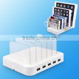 China manufacture 5v 10.6A multi port 5 USB public charging station