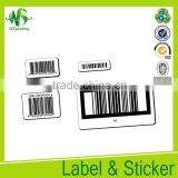 Water Proof Garments Paper Barcode Label