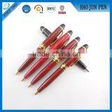 High Quality Classical Small Metal Roller Pens ,Custom Logo Red Metal Touch Pens