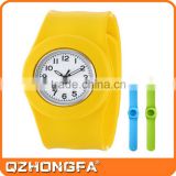 2015 Factory Price Hot Sale Promotional Silicone Adult Slap Watch